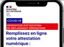 Attestation de déplacements